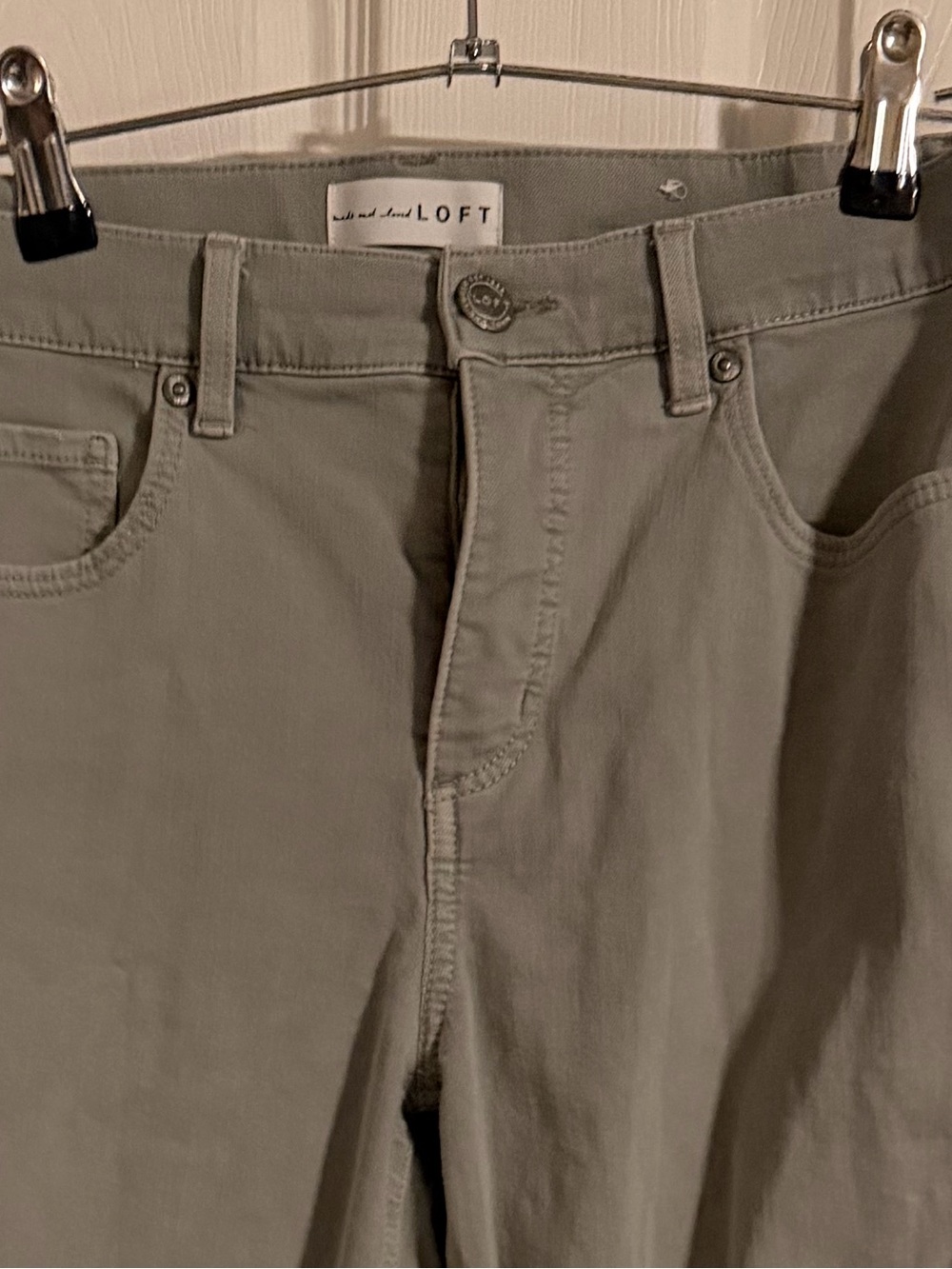 LOFT Skinny Jeans in Sage